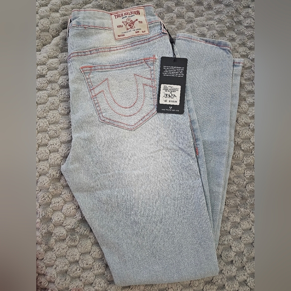 True Religion Jenni Curvy Mid Rise Jeans. - Picture 4 of 8